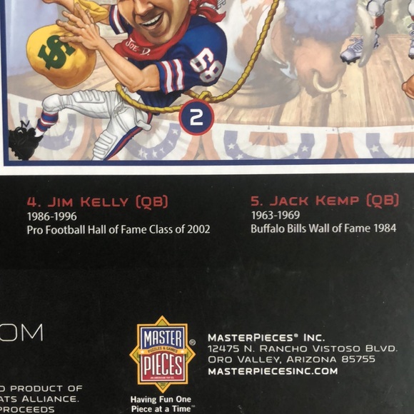 NFL Buffalo Bills All-Time Greats Bills Puzzle - Picture 15 of 15